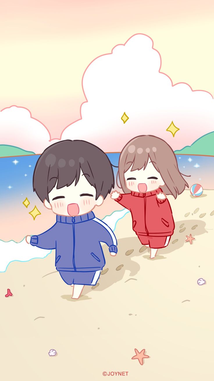 夏をエンジョイ！ジャージカップル（おいかけっこ）