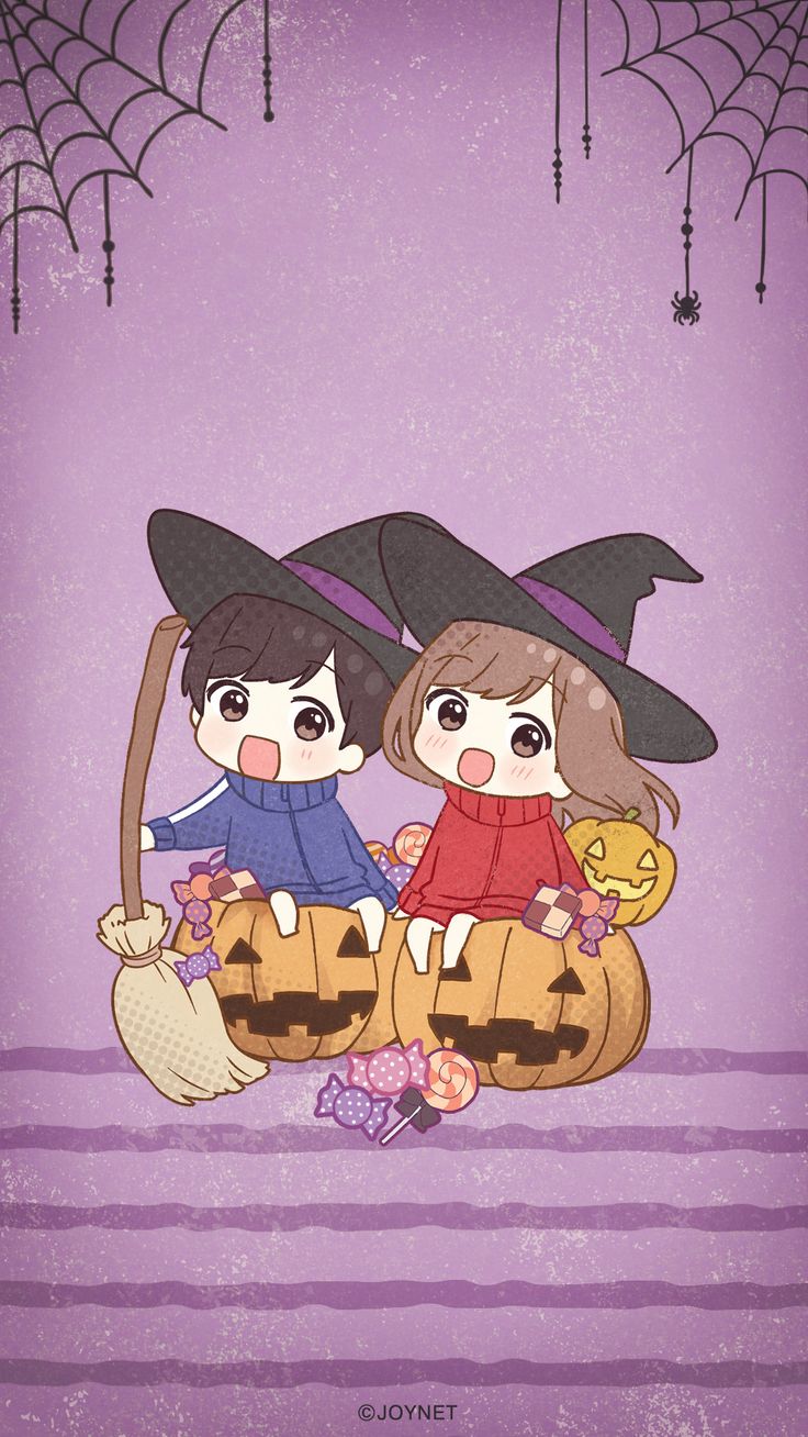 魔女の帽子でハロウィンなジャージカップル🎃（ぱーぷる）