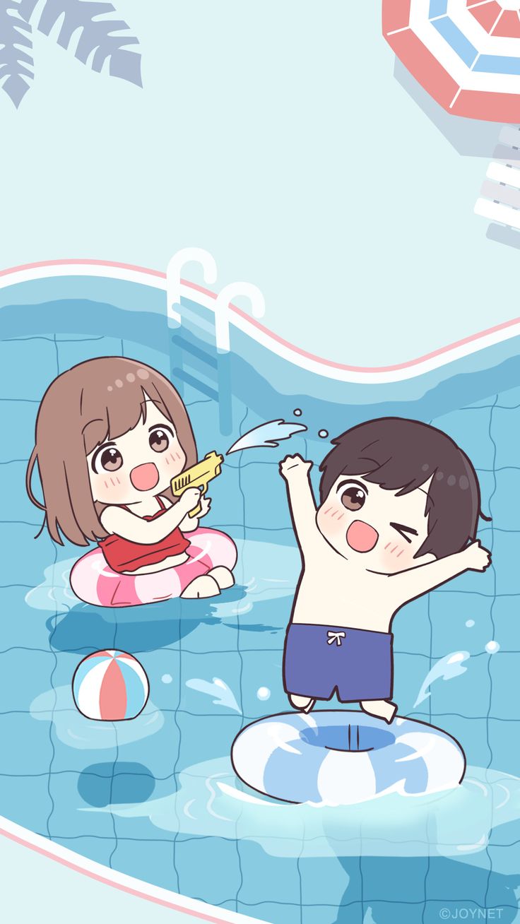 夏のジャージカップル（ぶるー）