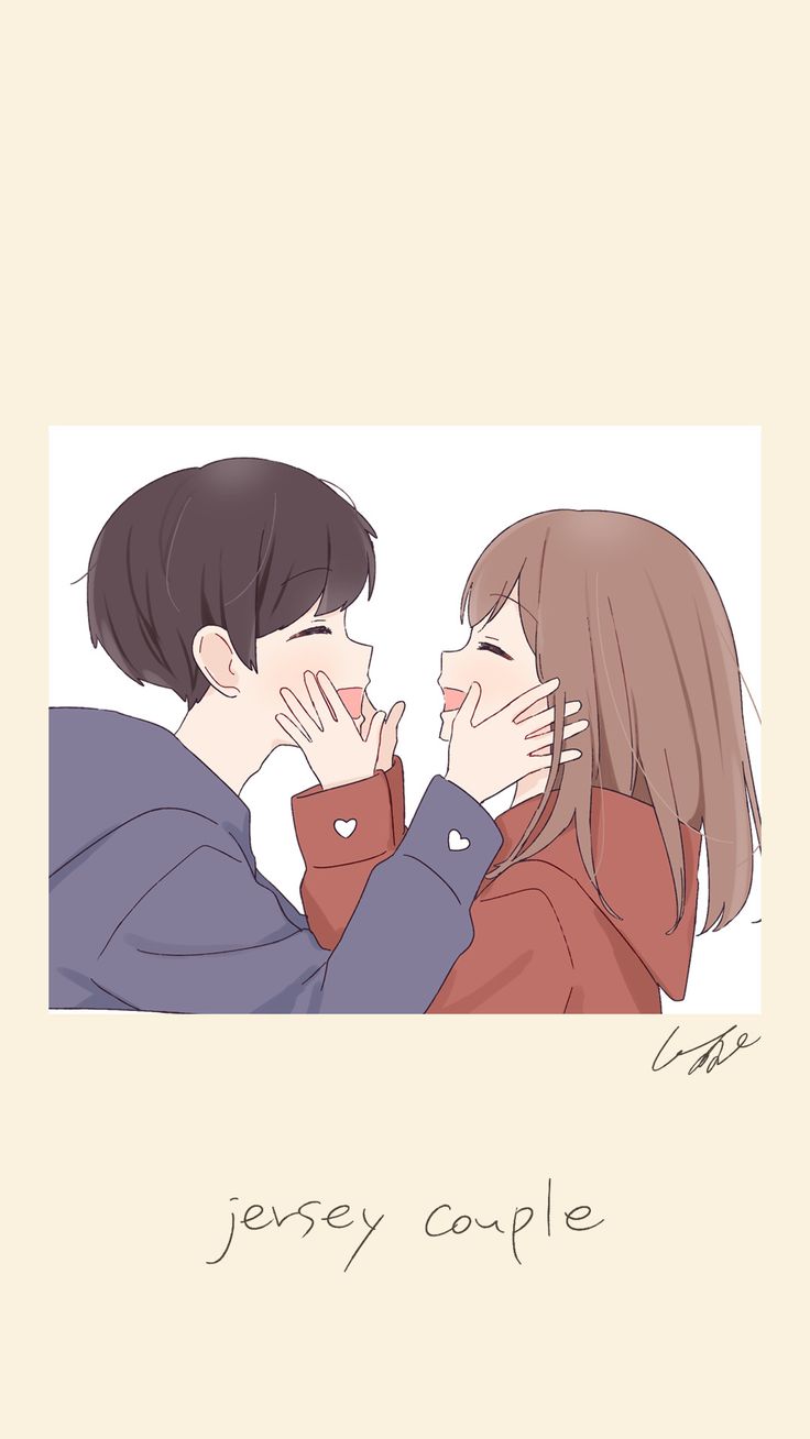 なかよしジャージカップル（ほっぺおてて）